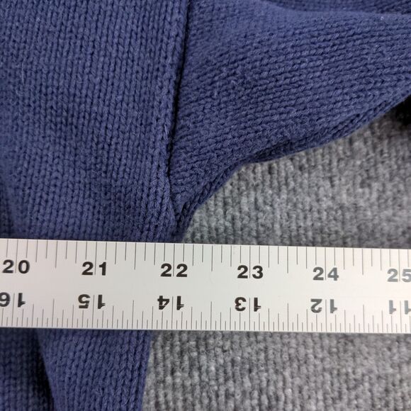 Vintage Hook Sport Mens Round Neck Long Sleeve Pullover Anchor Sweater Blue SZ S - Picture 12 of 12